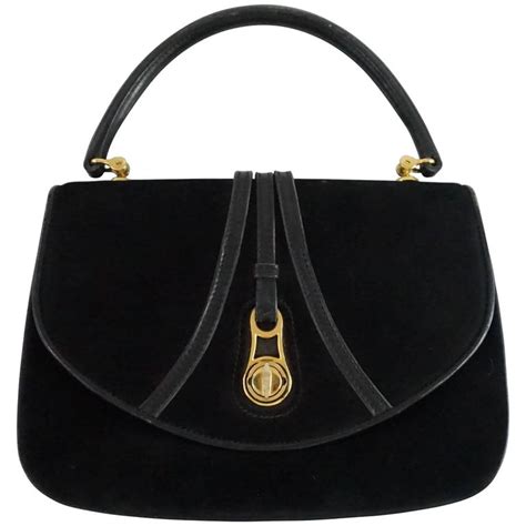 gucci retro handbags|vintage Gucci suede handbag.